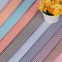 in stock 100% cotton Chaoyang stripe plain yarn-dyed woven shirt dress fabric fashion